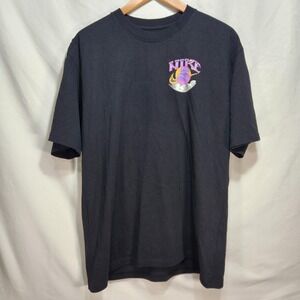 Nike Basketball Graphic T-Shirt Loose‎ Fit Size Medium Black